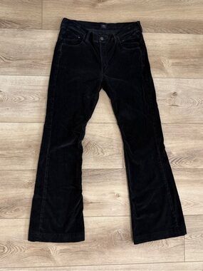 COH 32x31 Black Corduroy Mid Rise Flare Pants